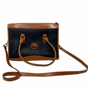 Dooney & Bourke AWL Satchel Briefcase Leather Crossbody Bag